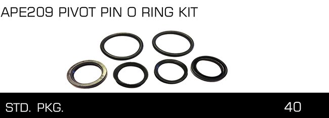 APE209 PIVOT PIN O RING KIT APE209 PIVOT PIN O RING KIT